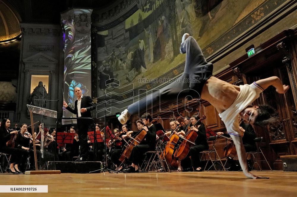 Concert honoring Coubertin at Sorbonne University