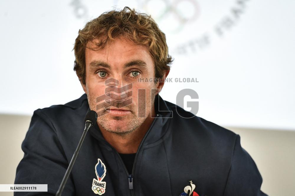 French surf team press conference in Paris FA