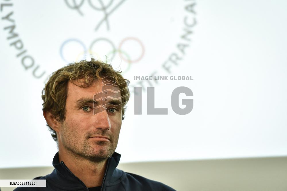 French surf team press conference in Paris FA
