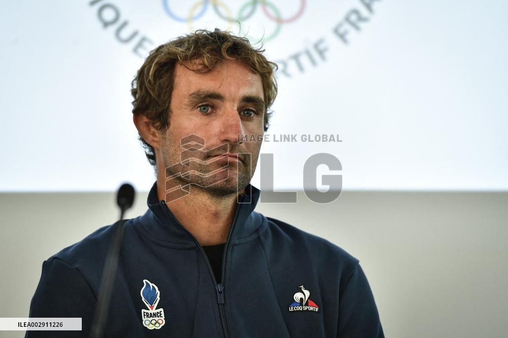 French surf team press conference in Paris FA
