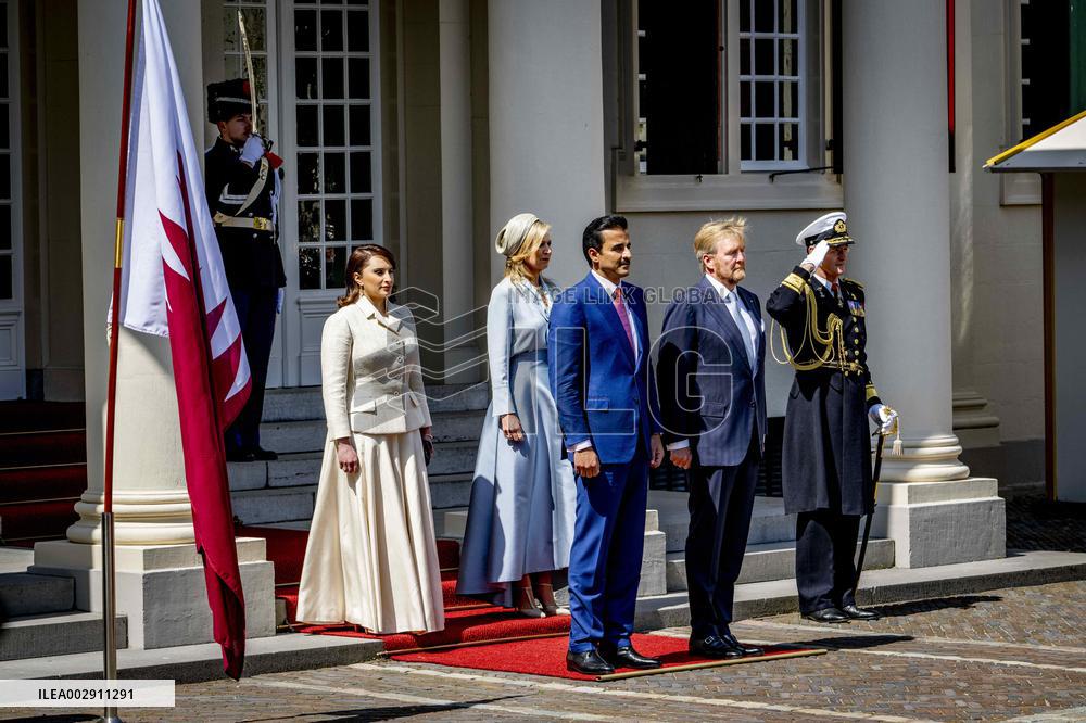Emir Of Qatar Visits Netherlands - The Hague
