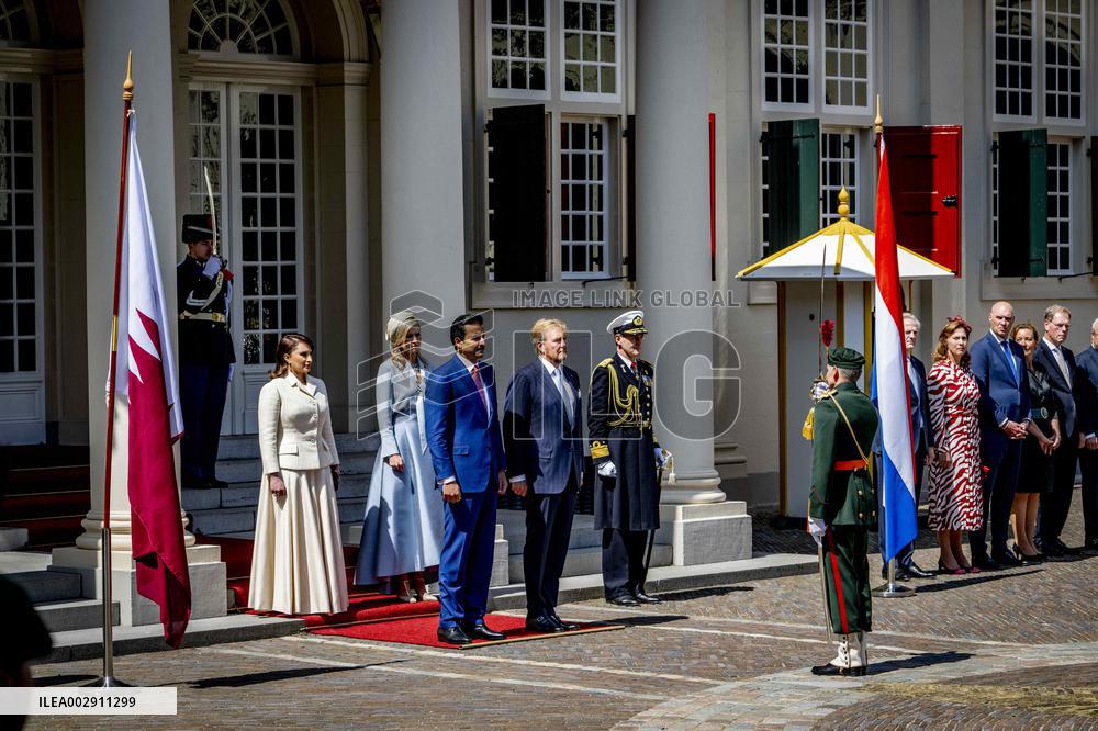 Emir Of Qatar Visits Netherlands - The Hague