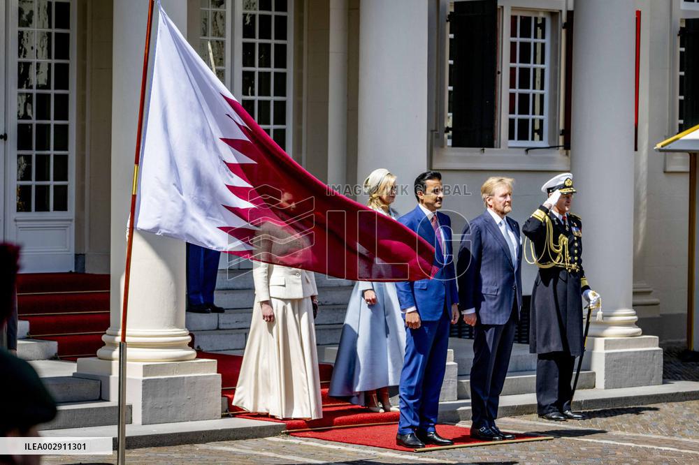 Emir Of Qatar Visits Netherlands - The Hague