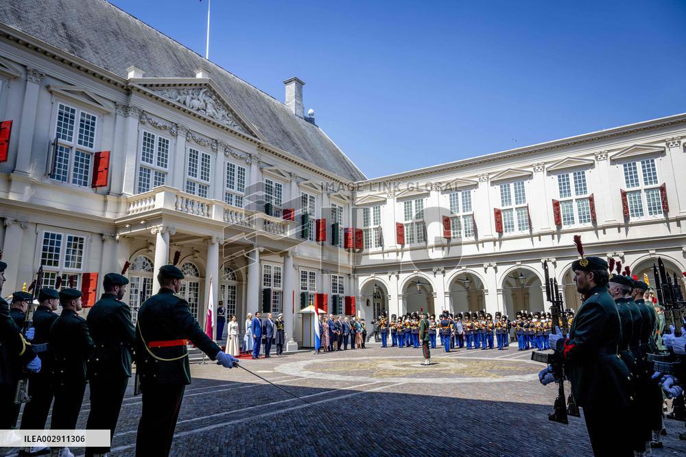 Emir Of Qatar Visits Netherlands - The Hague