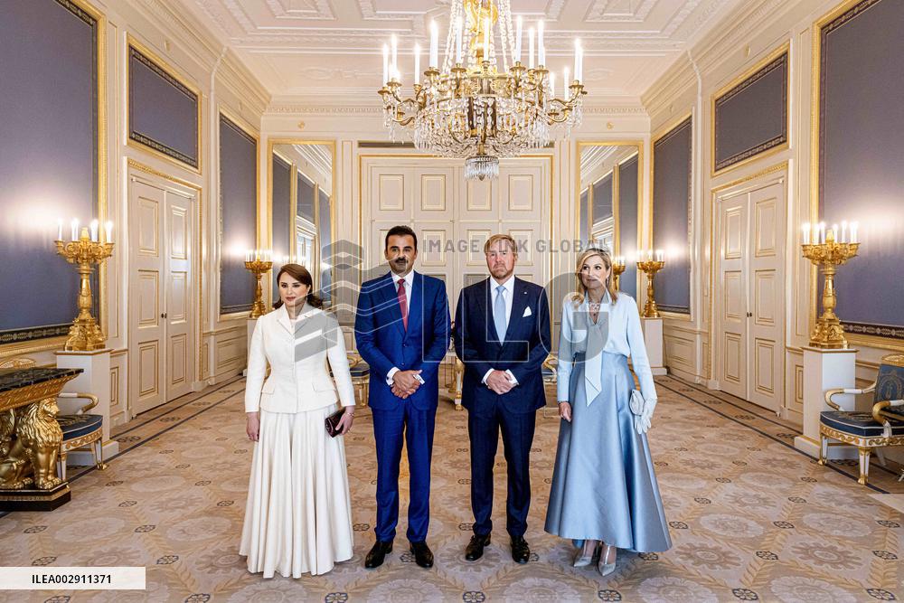 Emir Of Qatar Visits Netherlands - The Hague