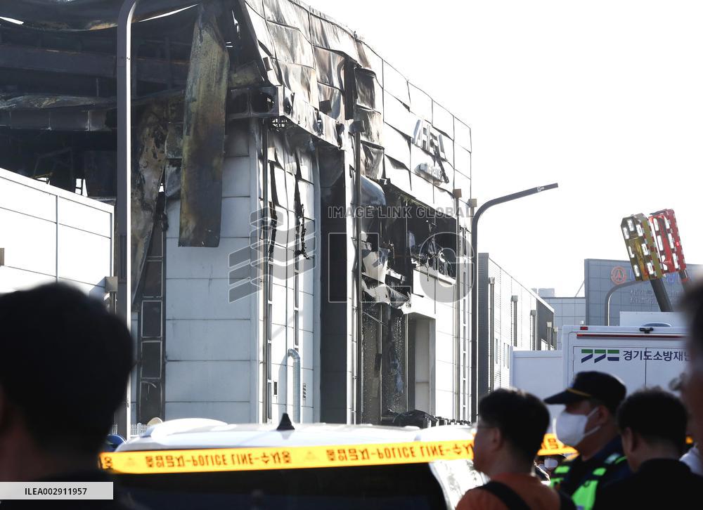 Lithium Battery Plant Fire In South Korea Kills At Least 22