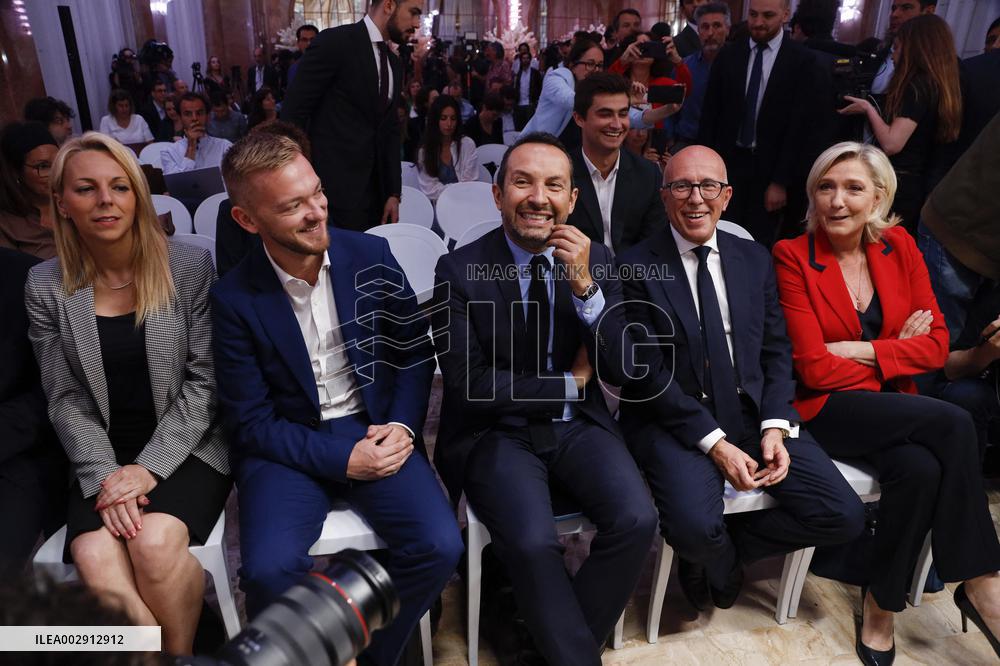 RN Program Presented By Jordan Bardella - Paris