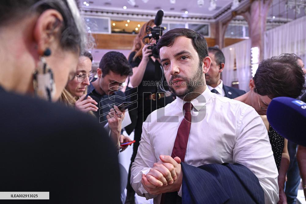 RN Program Presented By Jordan Bardella - Paris