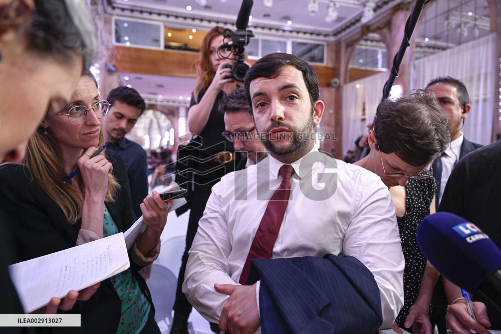 RN Program Presented By Jordan Bardella - Paris