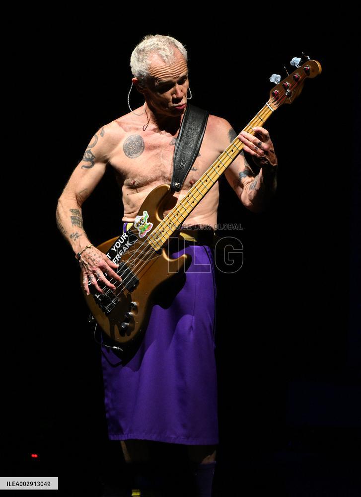 Red Hot Chili Peppers Perform At Hard Rock Live - FL
