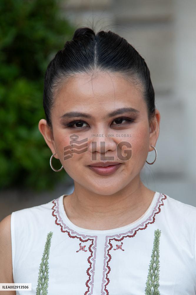 PFW Giambattista Valli Arrivals