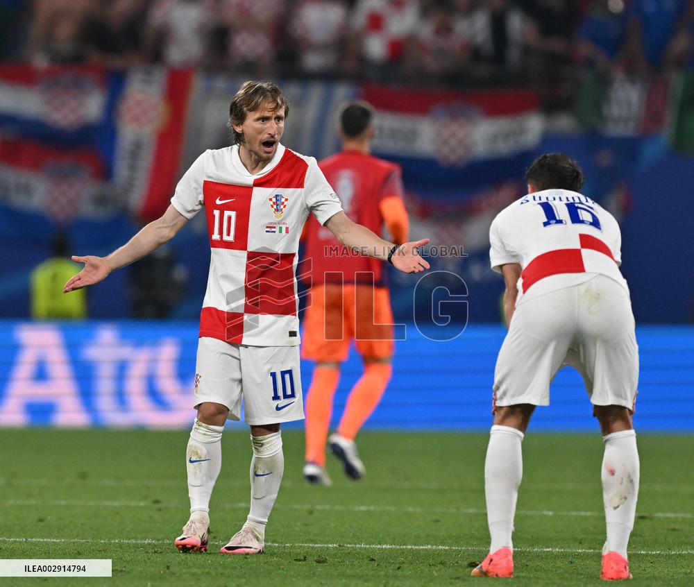 (SP)GERMANY-LEIPZIG-FOOTBALL-EURO 2024-CROATIA VS ITALY