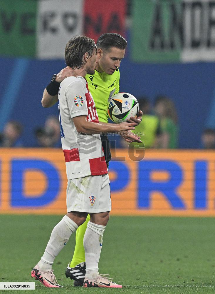 (SP)GERMANY-LEIPZIG-FOOTBALL-EURO 2024-CROATIA VS ITALY