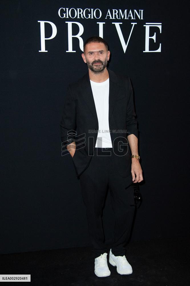 PFW Giorgio Armani Prive Front Row