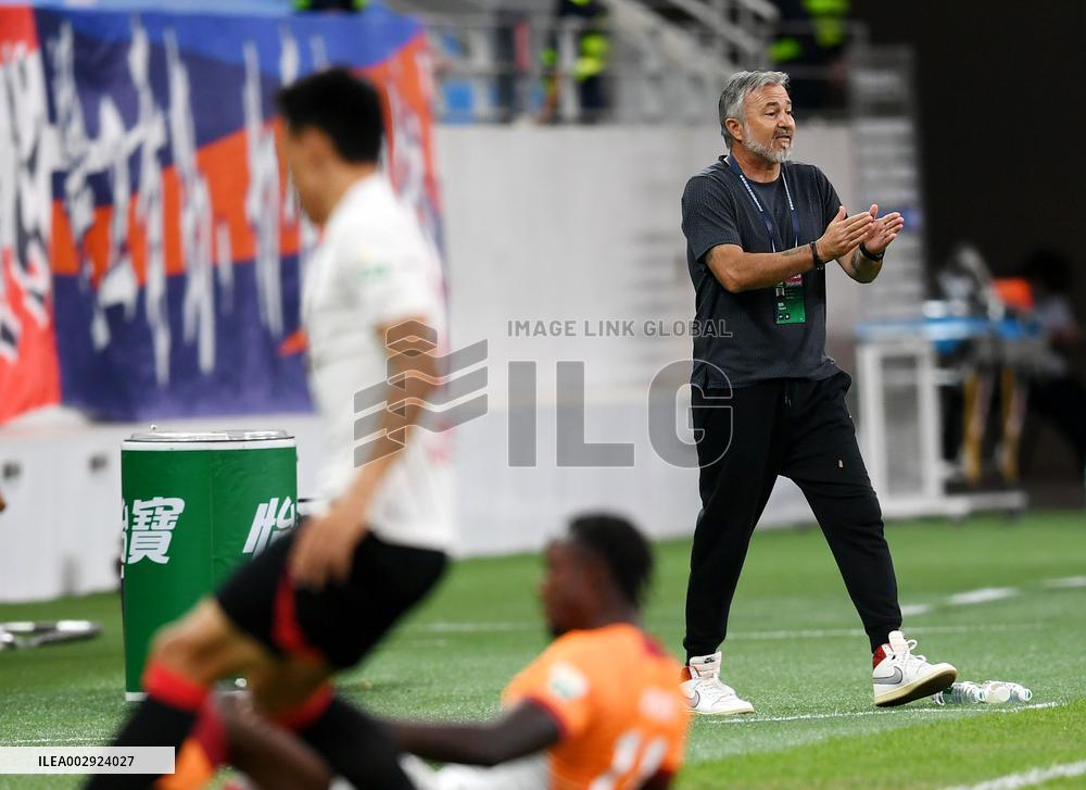 (SP)CHINA-QINGDAO-FOOTBALL-CSL-QINGDAO VS CHENGDU (CN)
