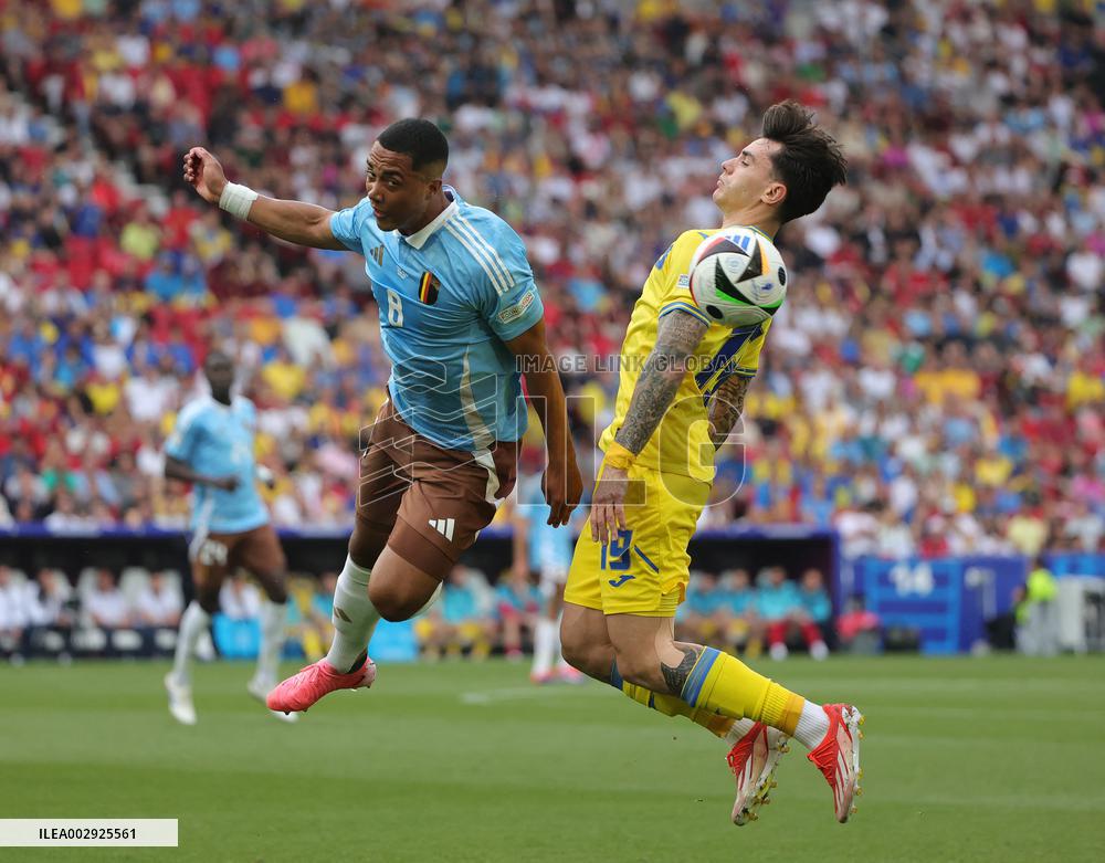 (SP)GERMANY-STUTTGART-FOOTBALL-EURO 2024-BELGIUM VS UKRAINE