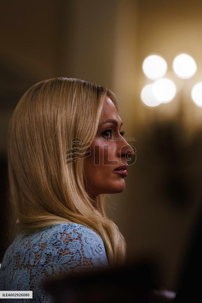Paris Hilton Testifies About Childhood Abuse - Washington