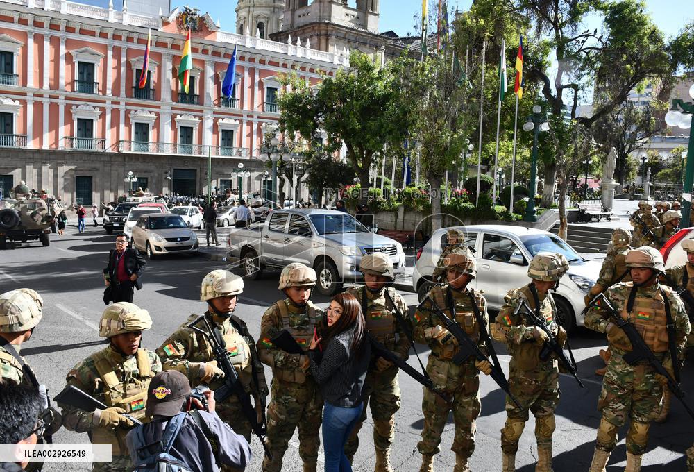 BOLIVIA-LA PAZ-ATTEMPTED COUP