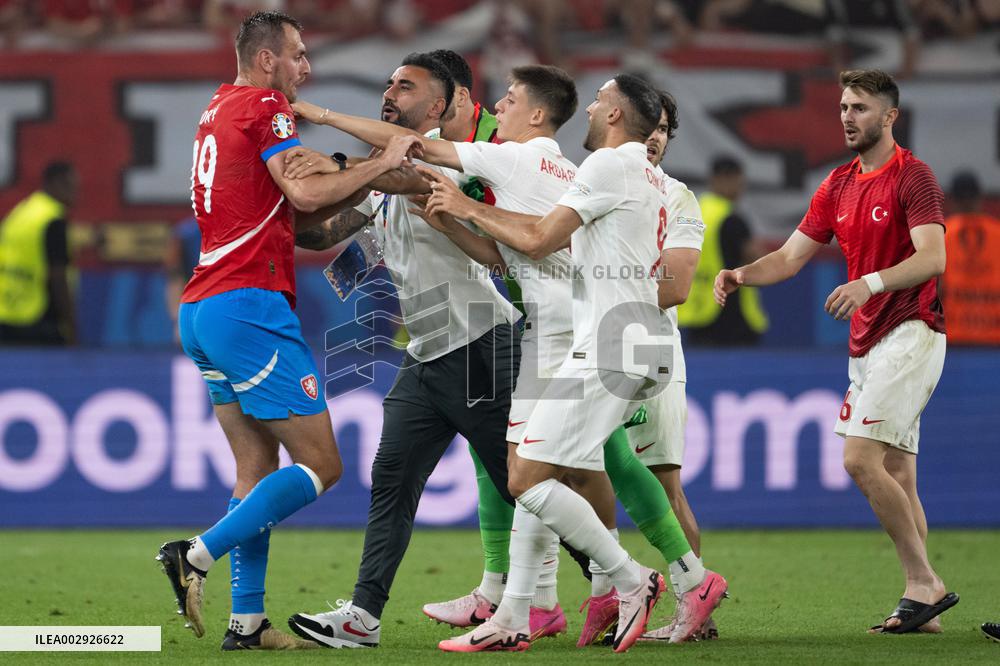 (SP)GERMANY-HAMBURG-FOOTBALL-EURO 2024-CZECH REPUBLIC VS TÜRKIYE