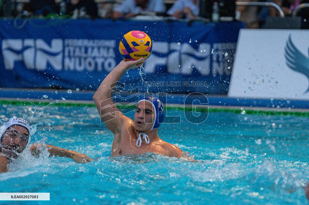 International waterpolo match - Men's Test Match - Italy vs Romania