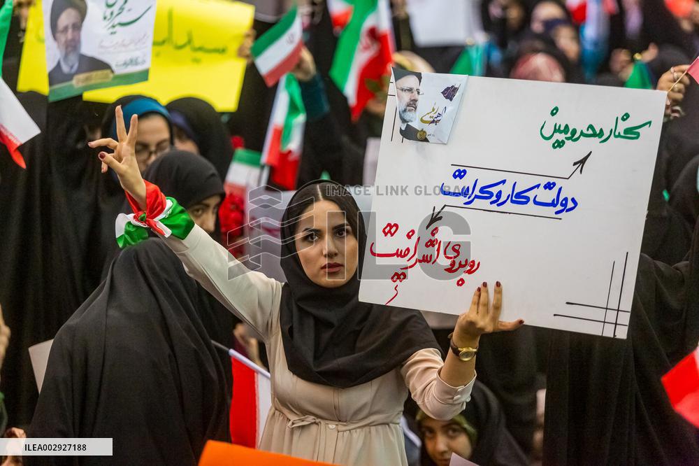 Presidential Candidate Ebrahim Raisi Rally - Tehran