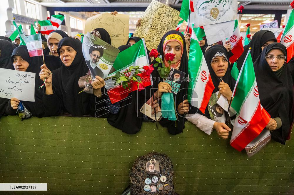 Presidential Candidate Ebrahim Raisi Rally - Tehran