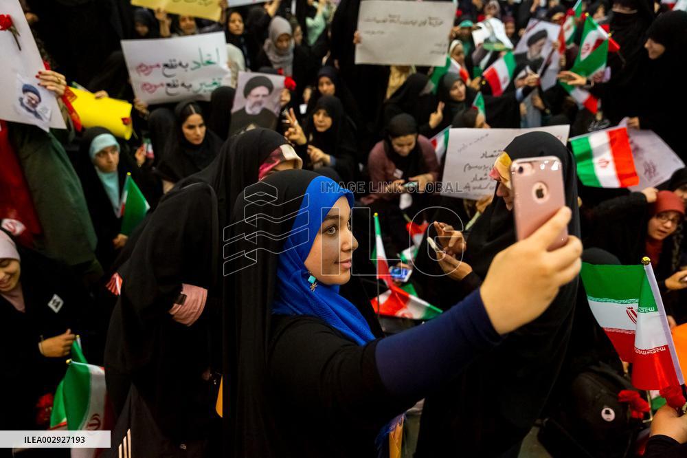 Presidential Candidate Ebrahim Raisi Rally - Tehran