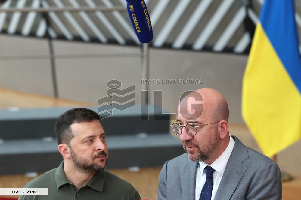 (FOCUS) BELGIUM-BRUSSELS-EU-UKRAINE-SECURITY AGREEMENT