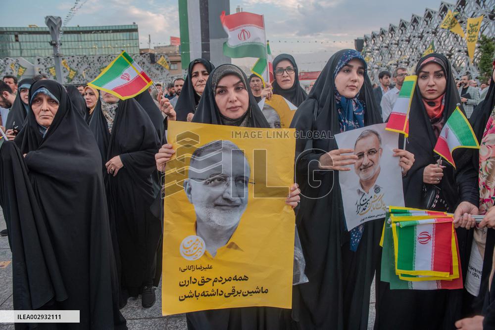 Presidential Candidate Alireza Zakani Rally - Tehran