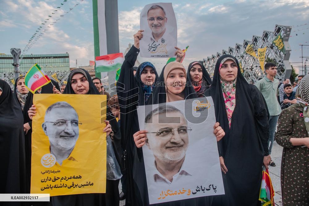 Presidential Candidate Alireza Zakani Rally - Tehran