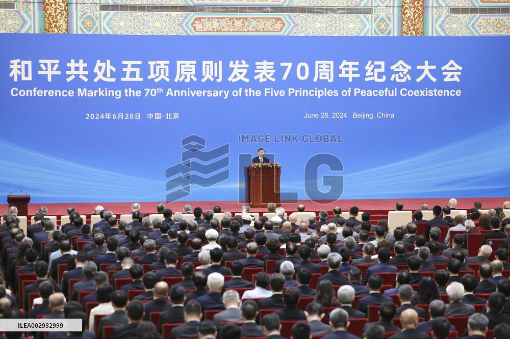 Xi Jinping At 70th Anniversary of the Five Principles of Peaceful Coexistence - Beijing