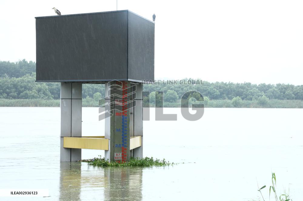 Yangtze River Exceeds Warning Water Level in Nanjing