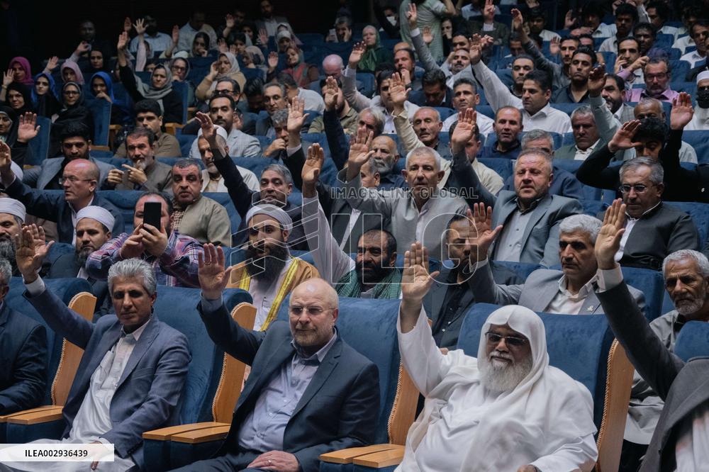 Supporters Of Presidential Candidate Ghalibaf - Tehran