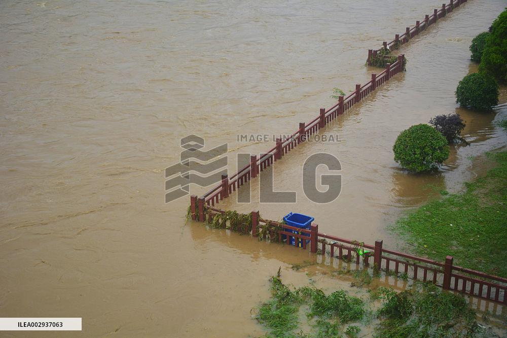 Flood Water Hit Anqing