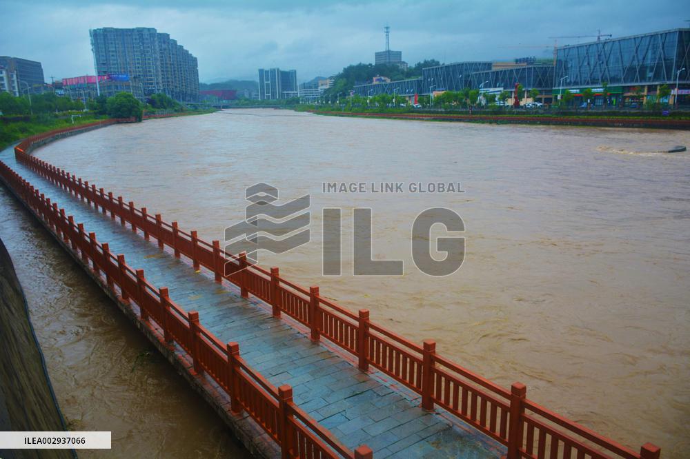 Flood Water Hit Anqing