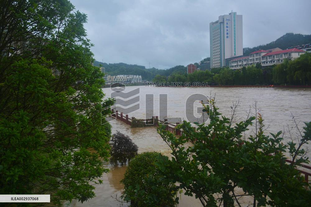 Flood Water Hit Anqing