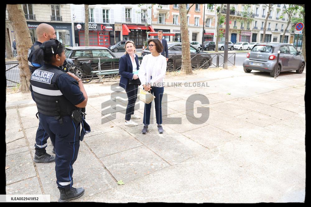 Rachida Dati Votes At Polling Station - Paris