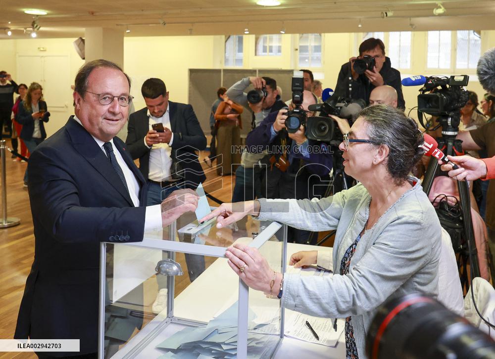 FRANCE-LEGISLATIVE ELECTIONS-FIRST ROUND-BEGINNING