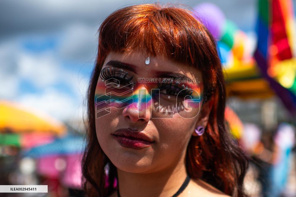 International Pride Parade Demonstrations in Bogota, Colombia