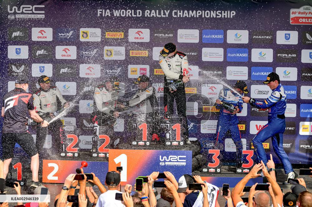 Rally race -  Fia World Rally Championship Wrc Orlen 80Th Rally Poland 2024
