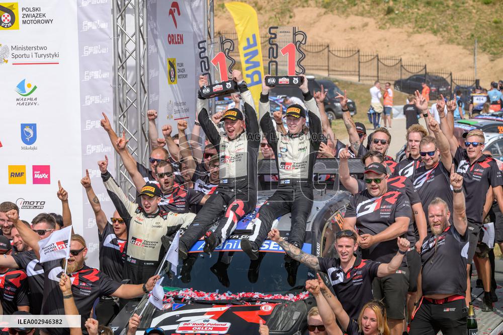 Rally race -  Fia World Rally Championship Wrc Orlen 80Th Rally Poland 2024