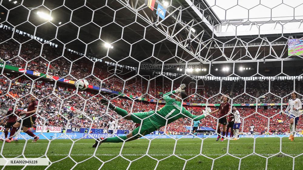 (SP)GERMANY-DUESSELDORF-FOOTBALL-EURO 2024-FRANCE VS BELGIUM