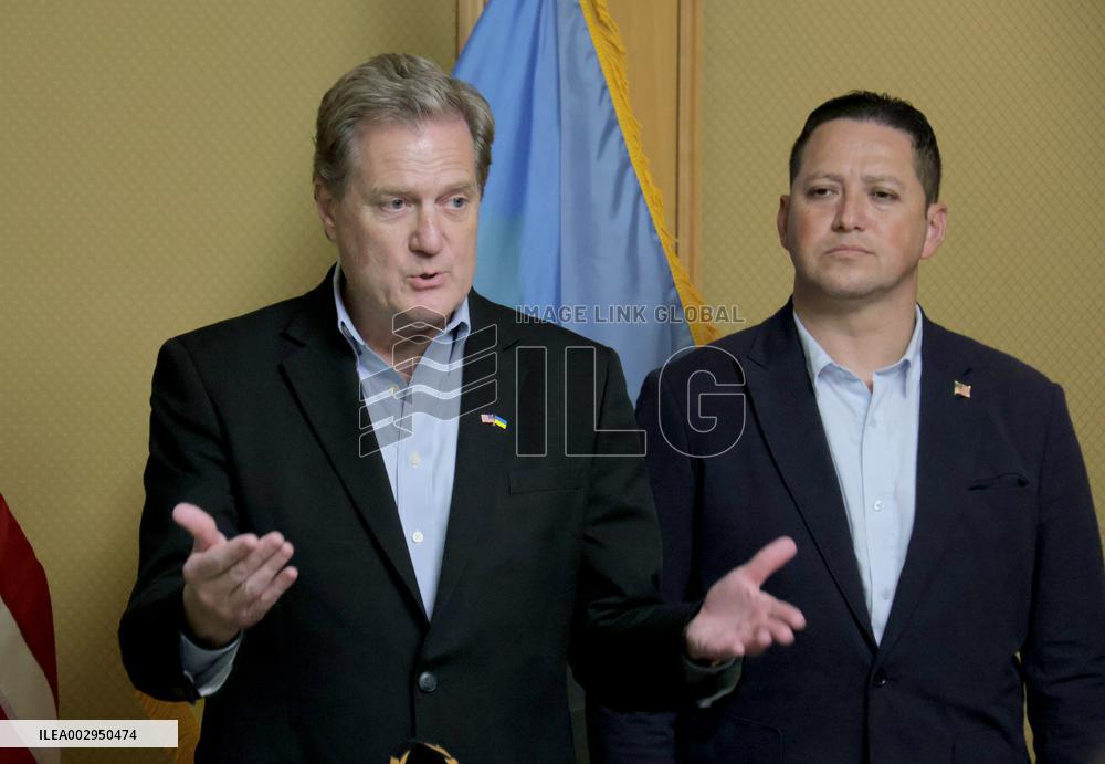 Briefing during visit of delegation of US House of Representatives to Kyiv