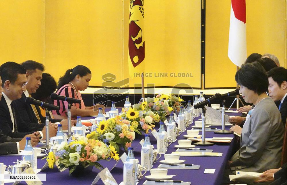 Sri Lanka's Foreign Minister Sabry in Tokyo