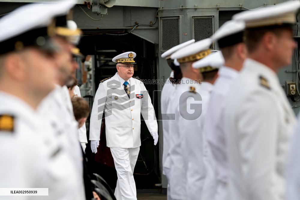 Handover Ceremony Of NATO's Standing Maritime Group 2 - Toulon