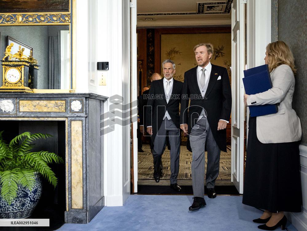 King Willem-Alexander Receives New PM Schoof - The Hague