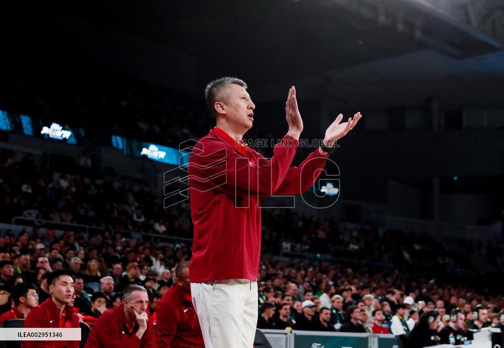 (SP)AUSTRALIA-MELBOURNE-BASKETBALL-MEN-CHINA VS AUS