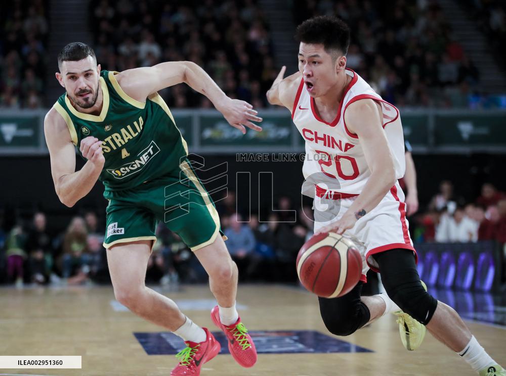 (SP)AUSTRALIA-MELBOURNE-BASKETBALL-MEN-CHINA VS AUS