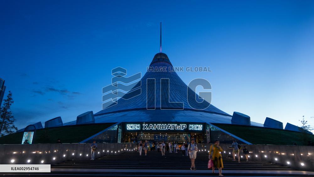 KAZAKHSTAN-ASTANA-NIGHT VIEW