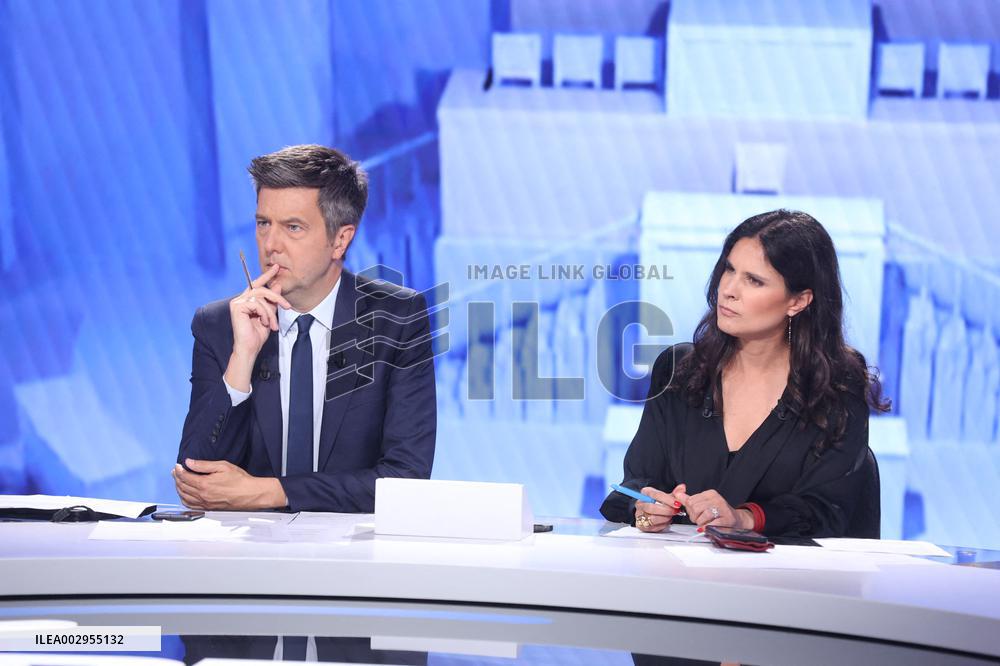 BFM broadcast on the 2024 legislative elections - Paris